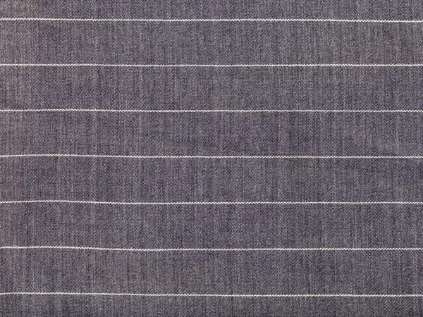 Фон из серой полосатой шерстяной ткани — стоковое фото