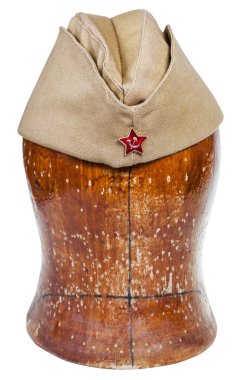 askeri alan cap Sovyet kırmızı yıldız işaretiyle