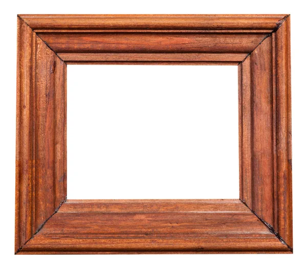 Vintage painted wide wooden picture frame — Stock Photo, Image