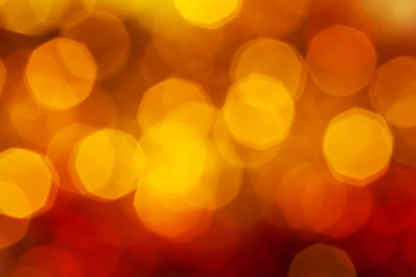大深红色、黄色、棕色闪闪发光的圣诞灯 — 图库照片