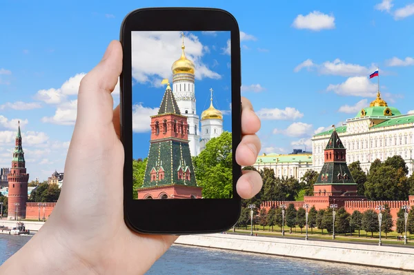 Picture of cathedral in Moscow Kremlin — Stok fotoğraf