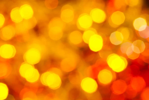 Желтые и красные мерцающие рождественские огни — стоковое фото