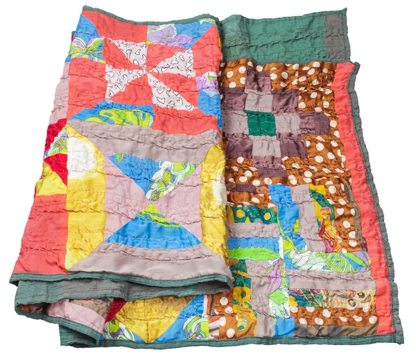 Ręcznie robione szalik w stylu patchwork — Zdjęcie stockowe