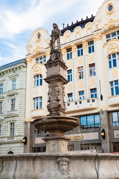 RRoland Fountain in Bratislava Old Town — 스톡 사진