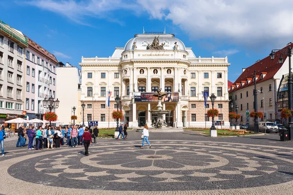 Old Slovak National Theatre building, Bratislava — 图库照片