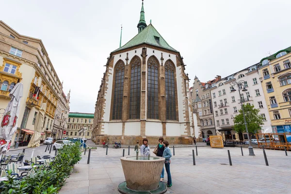 Piazza James (Jakubske namesti) a Brno, Repubblica Ceca — Foto Stock