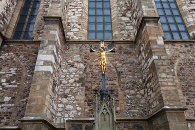 duvar Katedrali St Peter ve Paul Brno