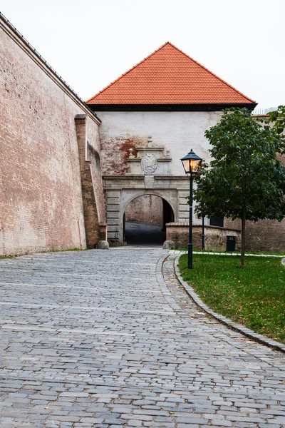 Путь к замку Шпильберк, город Брно, Чехия — стоковое фото