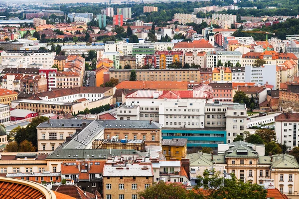 Arriba vista de la ciudad de Brno, Checa — Foto de Stock