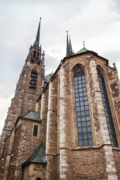 Catedral de San Pedro y San Pablo en Brno, República Checa — Foto de Stock