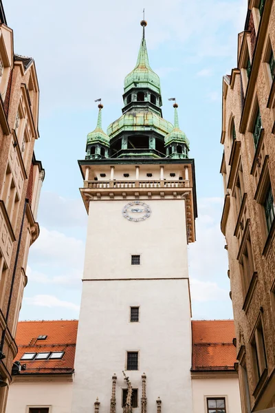 Stará radnice (stará Radnice) věž v městě Brno — Stock fotografie