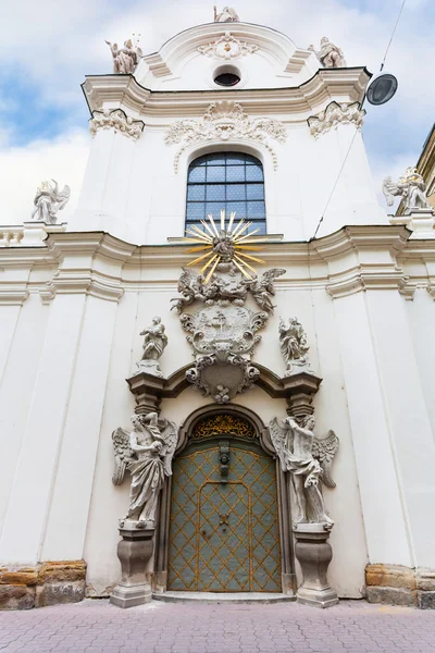 Entrada a la Iglesia de San Juan y Loreto, Brno — Foto de Stock