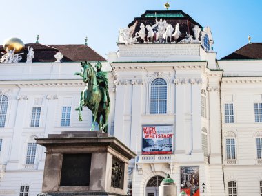statue Joseph II on Josefsplatz in Vienna