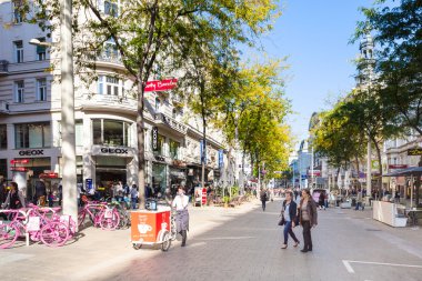 shopping area of Mariahilferstrasse street, Vienna