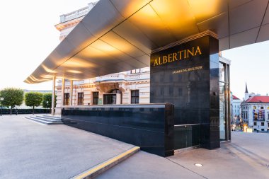 entrance to Albertina Museum, Vienna