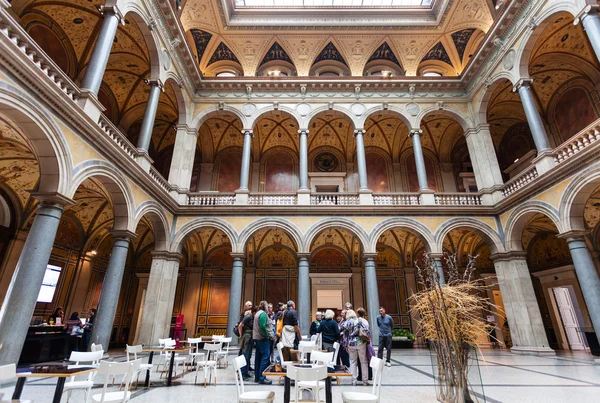 People in MAK - Austrian Museum of Applied Arts — Stok fotoğraf