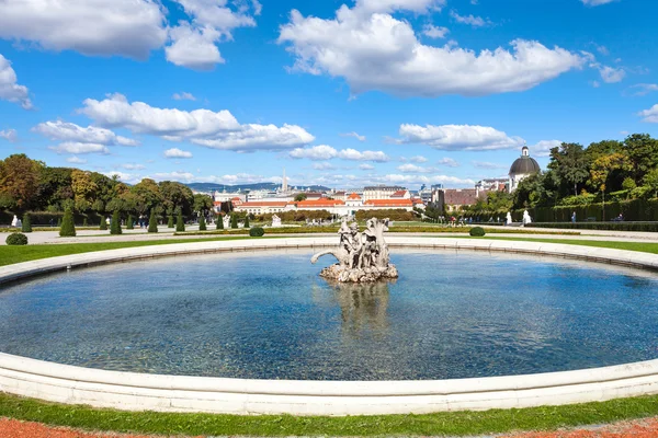 Estatua dorada Johann Strauss en Stadtpark, Viena — Foto de Stock