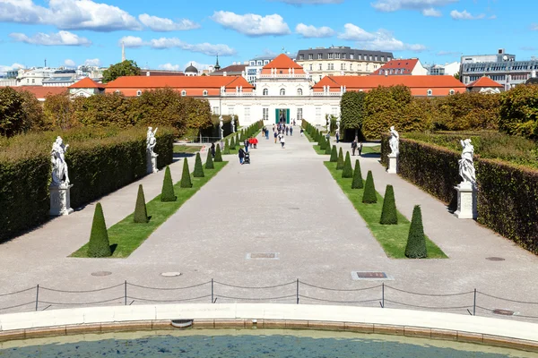 Vergoldete statue johann strauss im stadtpark, wien — Stockfoto