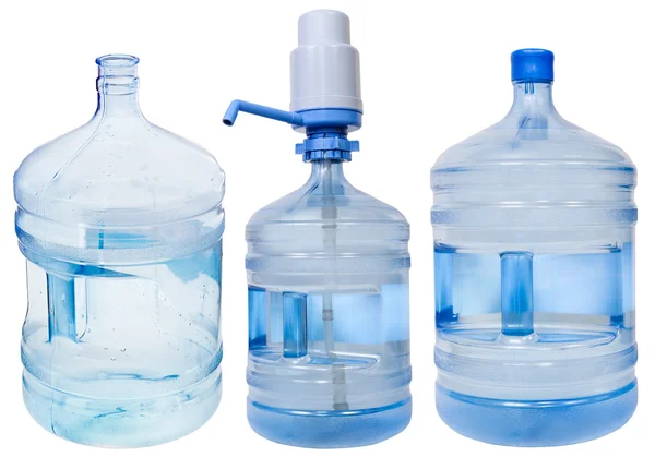 Conjunto de botellas de agua potable de 5 galones —  Fotos de Stock