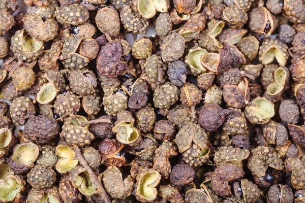 Many dried pods of Sichuan pepper — Stock Photo, Image