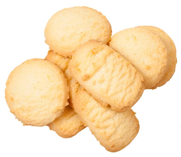 Above view of sweet Butter Shortbread Biscuits — Stock Photo, Image