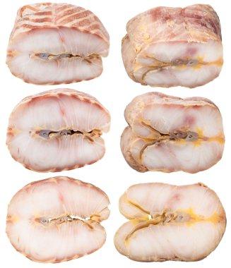 hot smoked Starry sturgeon and sturgeon slices