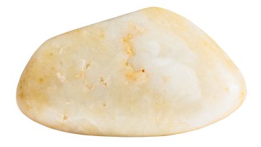 Sarı Akik doğal mineral taş taş izole