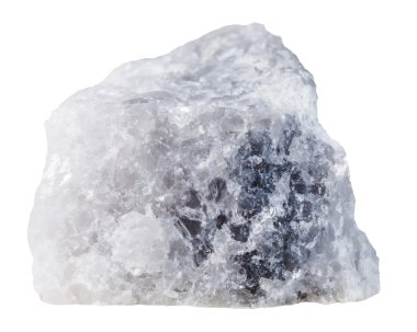 Marble mineral stone isolated on white