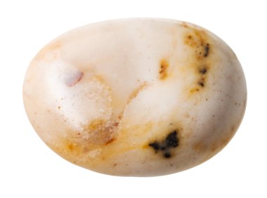 Resim jasper taş üzerinde beyaz izole