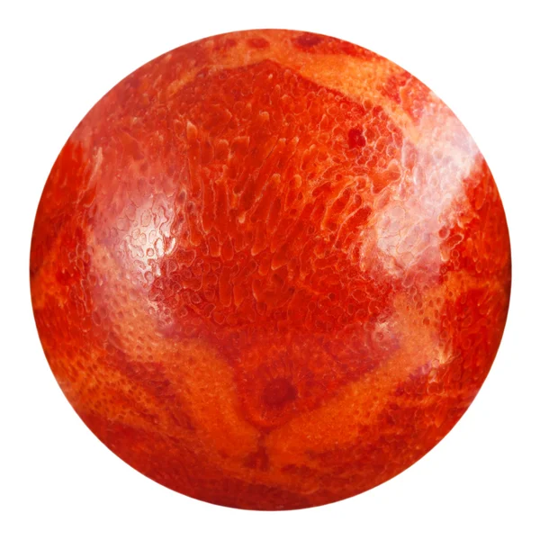 Gyöngy, korall természetes gem kőből vörös szivacs — Stock Fotó