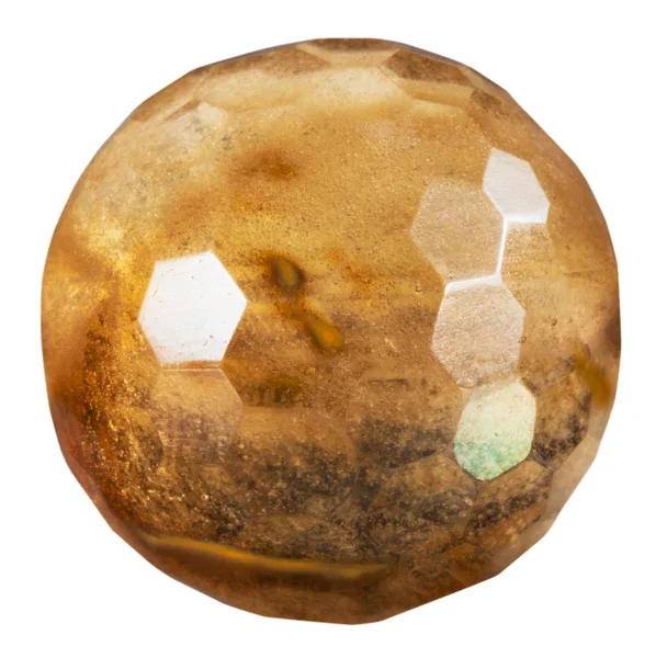 Pärla från Kalcedon naturliga mineral pärla sten — Stockfoto