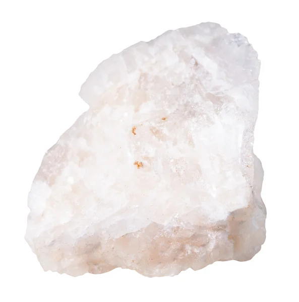 Pierre minérale de baryte (baryte) isolée sur blanc — Photo