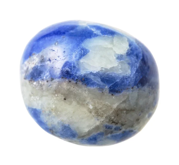 Изолированный образец содалитского драгоценного камня — стоковое фото