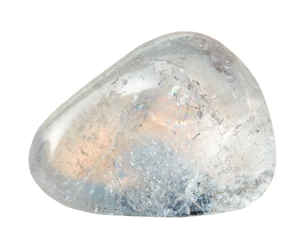 Piedra preciosa de diamantes de imitación (cristal de roca) aislada — Foto de Stock