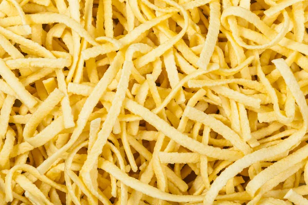 Sêmola de trigo duro caseiro ovo macarrão taglierini — Fotografia de Stock