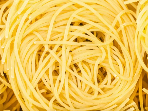 Durum wheat semolina pasta fidelini close up — стоковое фото