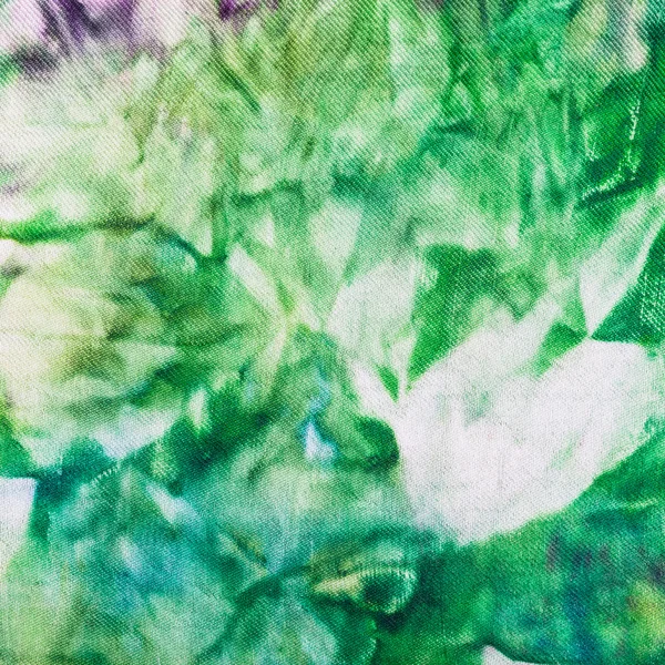 Abstrato pintado à mão verde batik nodular — Fotografia de Stock