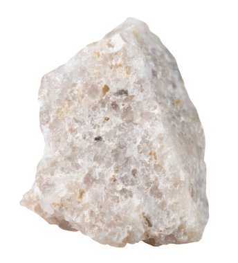 Conglomerate mineral stone isolated