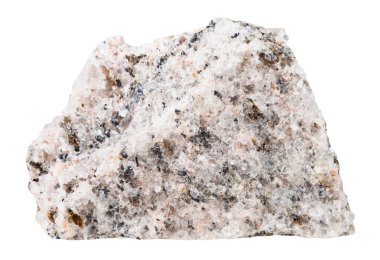 specimen of Schist mineral stone isolated