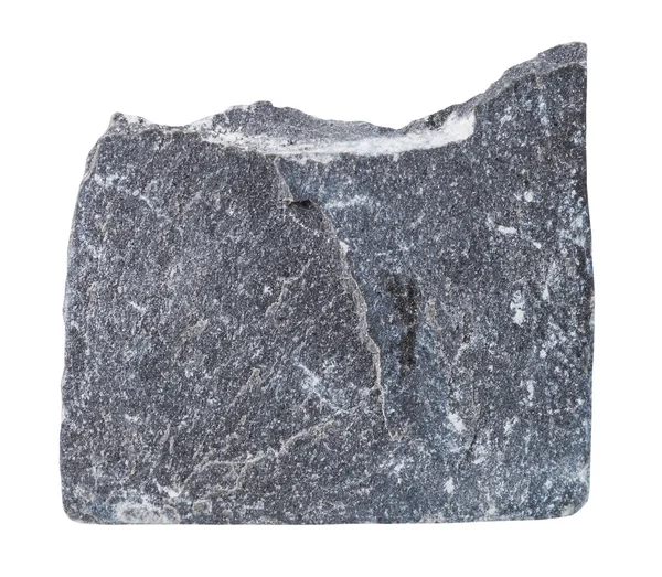 Specimen of Slate mineral stone isolated — Zdjęcie stockowe