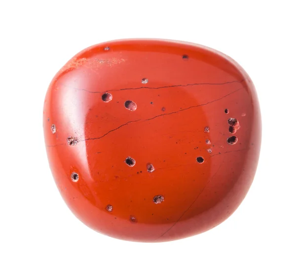 Изолированный образец красного кораллового камня — стоковое фото
