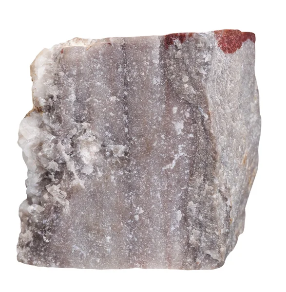 Specimen of Rhyolite mineral stone isolated — Zdjęcie stockowe