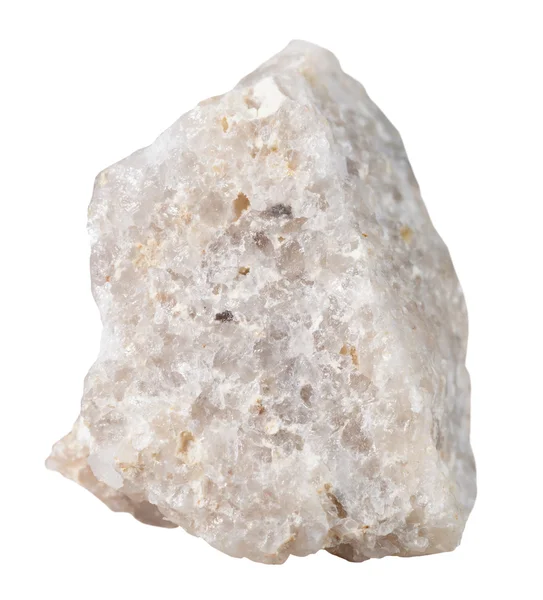 Konglomerat Mineralstein isoliert — Stockfoto