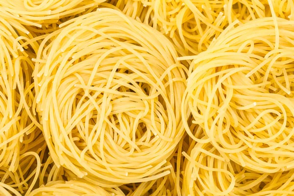 Nests of durum wheat semolina pasta fidelini — Stock Photo, Image