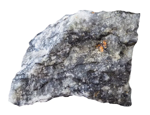 Kawałek antymon (antymonit) kamień mineralne — Zdjęcie stockowe