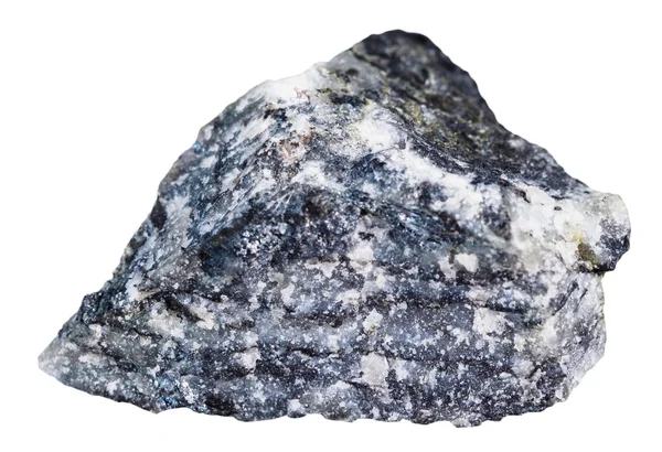 Kamenná minerální kámen stibnite (antimonite) — Stock fotografie