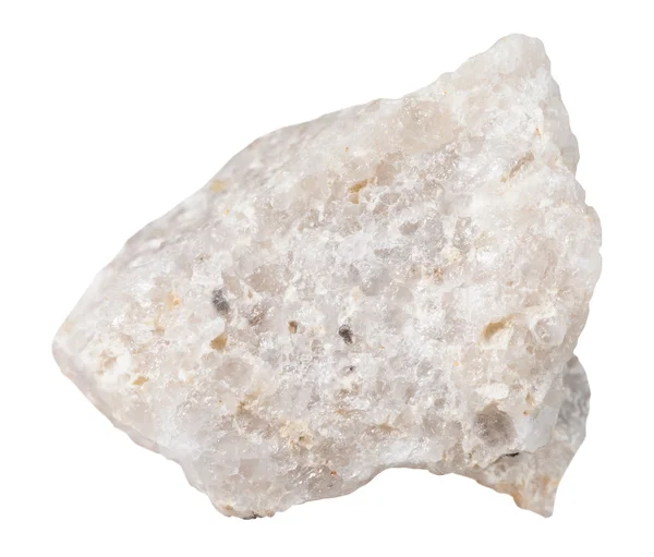 Pedazo de piedra mineral del conglomerado aislado — Foto de Stock