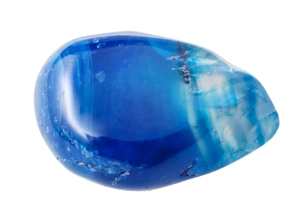 Голубой агатный драгоценный камень — стоковое фото