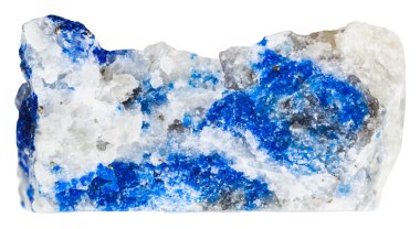 masmavi lazurite mineral taş ile pirit kristalleri