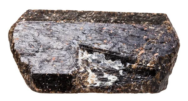 Cristallo di tormalina marrone Pietra minerale Dravite — Foto Stock